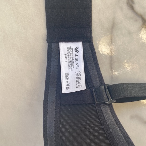 Wacoal Red Carpet Strapless Bra- 34D Black - Picture 5 of 6